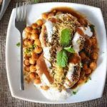 Aloo tikki with channa(2pc)