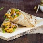 Chicken tikka fusion wrap