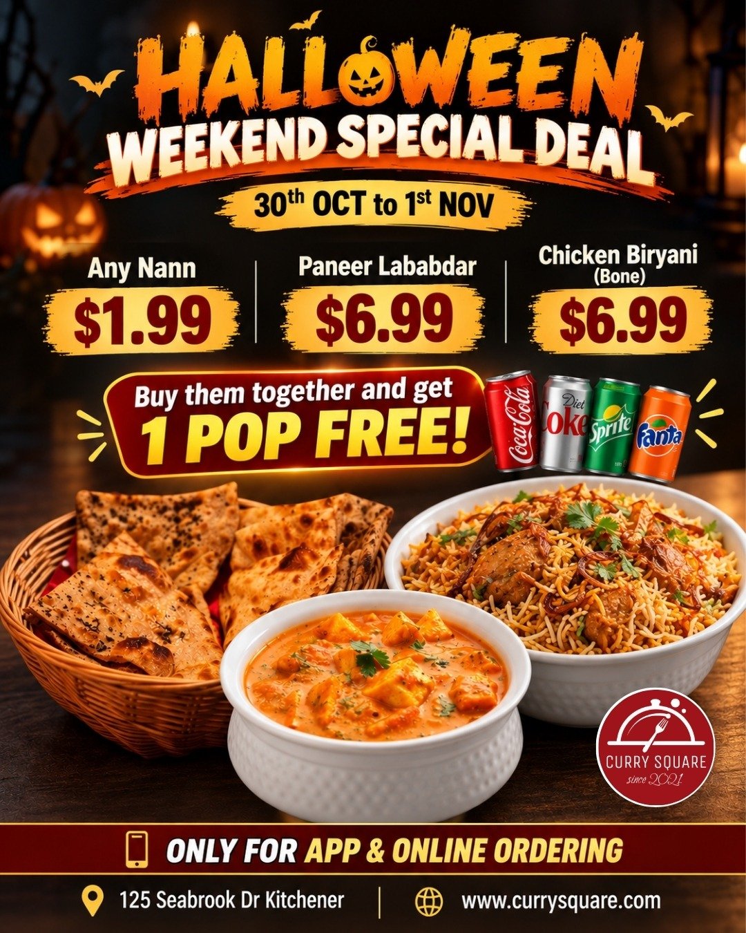 Curry Square Halloween Weekend Special